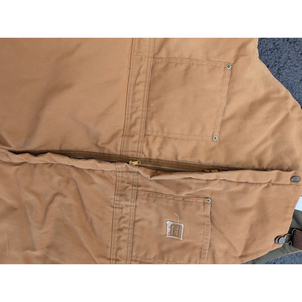 Walls Blizzard-Pruf Insulated Bib Overalls Brown Duck 2XL Tall W93003BWX - Picture 4 of 16